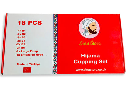 18 PCS Hijama Cupping Set