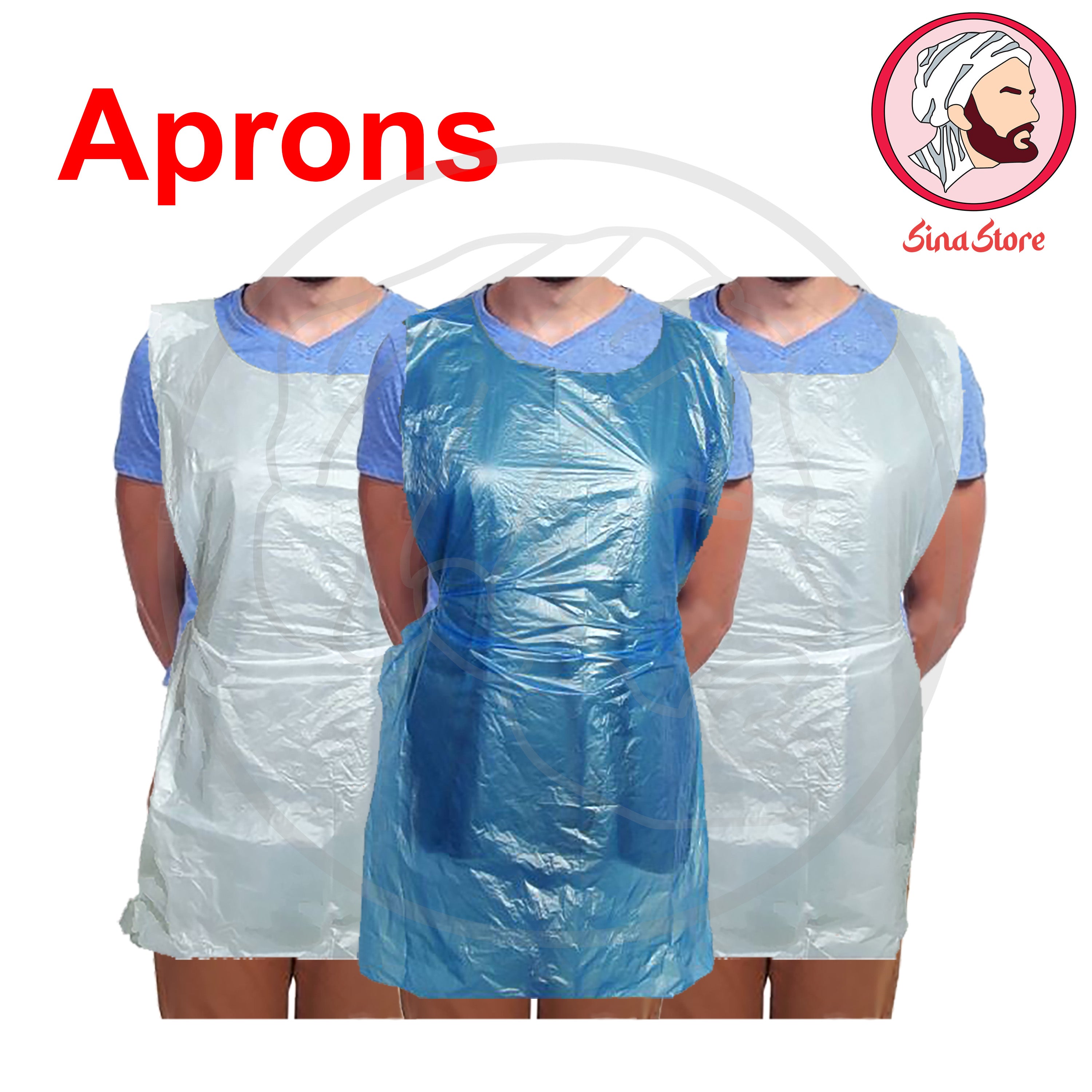 Aprons One Use Disposable Aprons (100 Pack -Flatpack) - Aprons – Sina Store