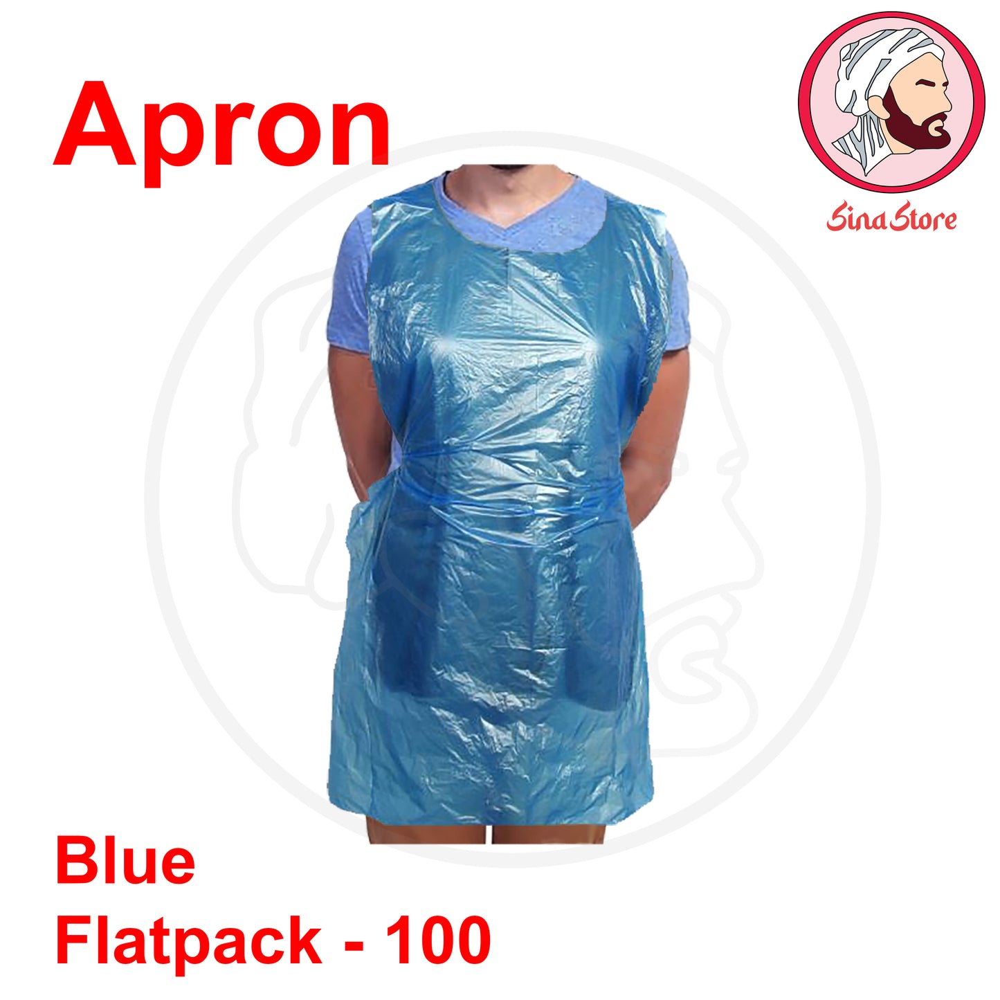 Disposable Aprons (100 Pack -Flatpack)