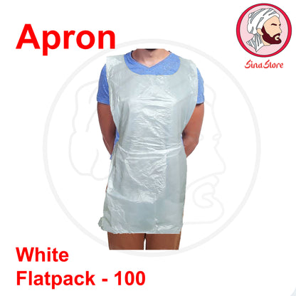 Disposable Aprons (100 Pack -Flatpack)